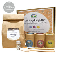 Eco Playdough Powder and Paint Kit - gluten free sensory play: Eco Art and Craft