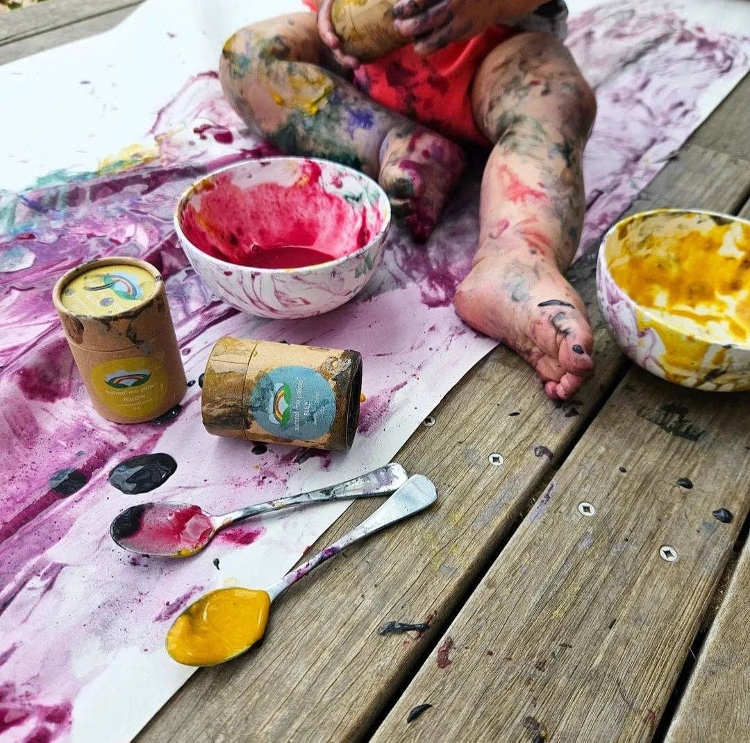 Natural Eco Paints - plastic free natural paint for kids