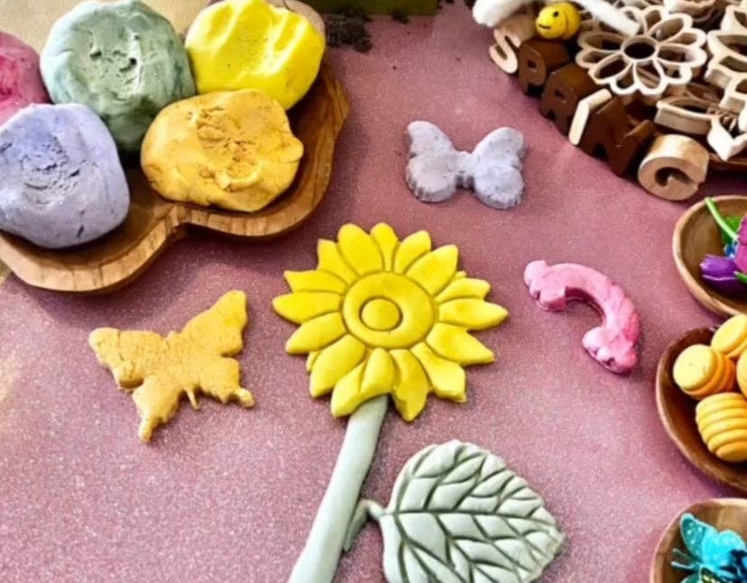 Eco Playdough Powder and Paint Kit - gluten free sensory play: Eco Art and Craft