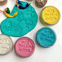 Mermaid Mint Playdough - Glitter