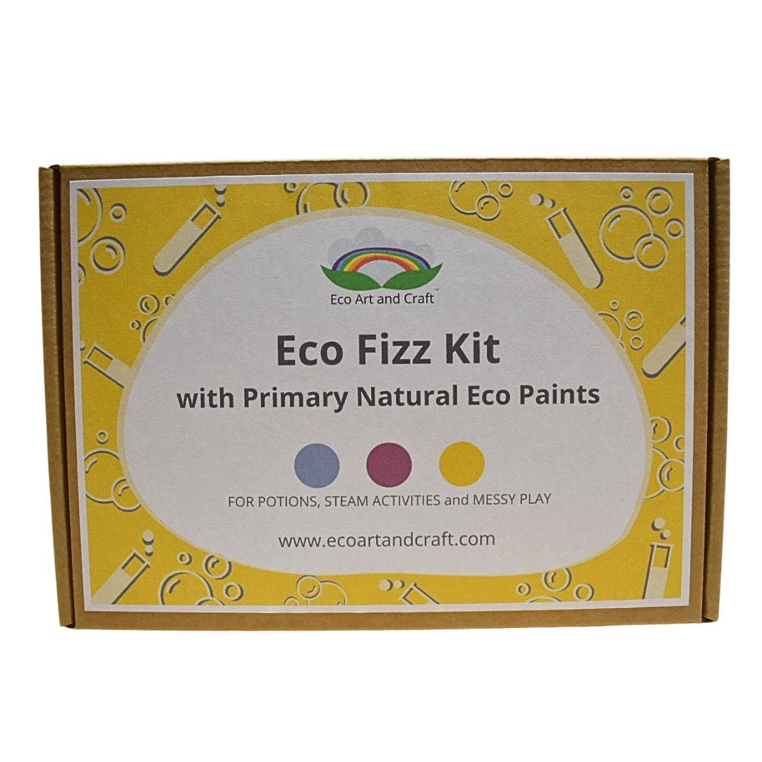 Eco Fizz and Paint Kit: sensory play, potions, painting and science experiments