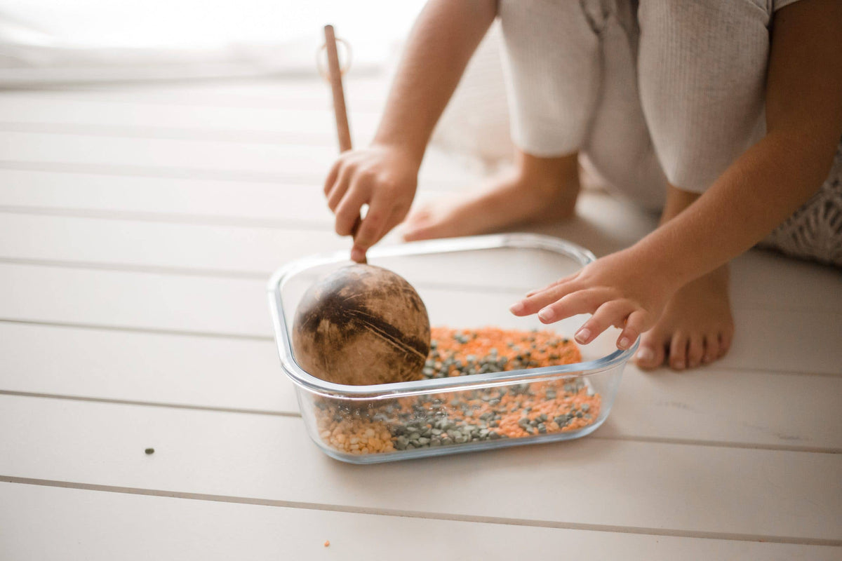 Mini Coco Shell Water Scoop