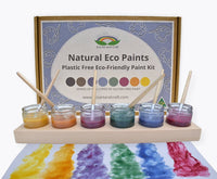 Natural Eco Paints - plastic free natural paint for kids